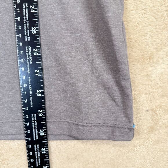 Columbia T-Shirt Mens L Brown Neutral Short Sleeve Shirt Crew Neck Graphic Logo - Picture 5 of 7
